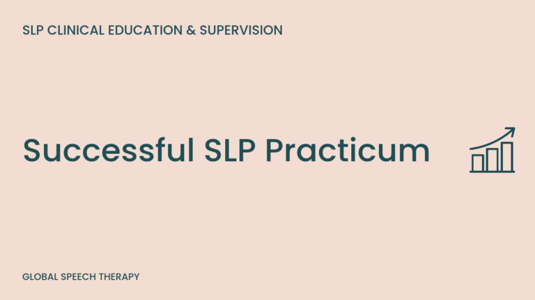 Progress steps icon representing skill development during an SLP clinical practicum