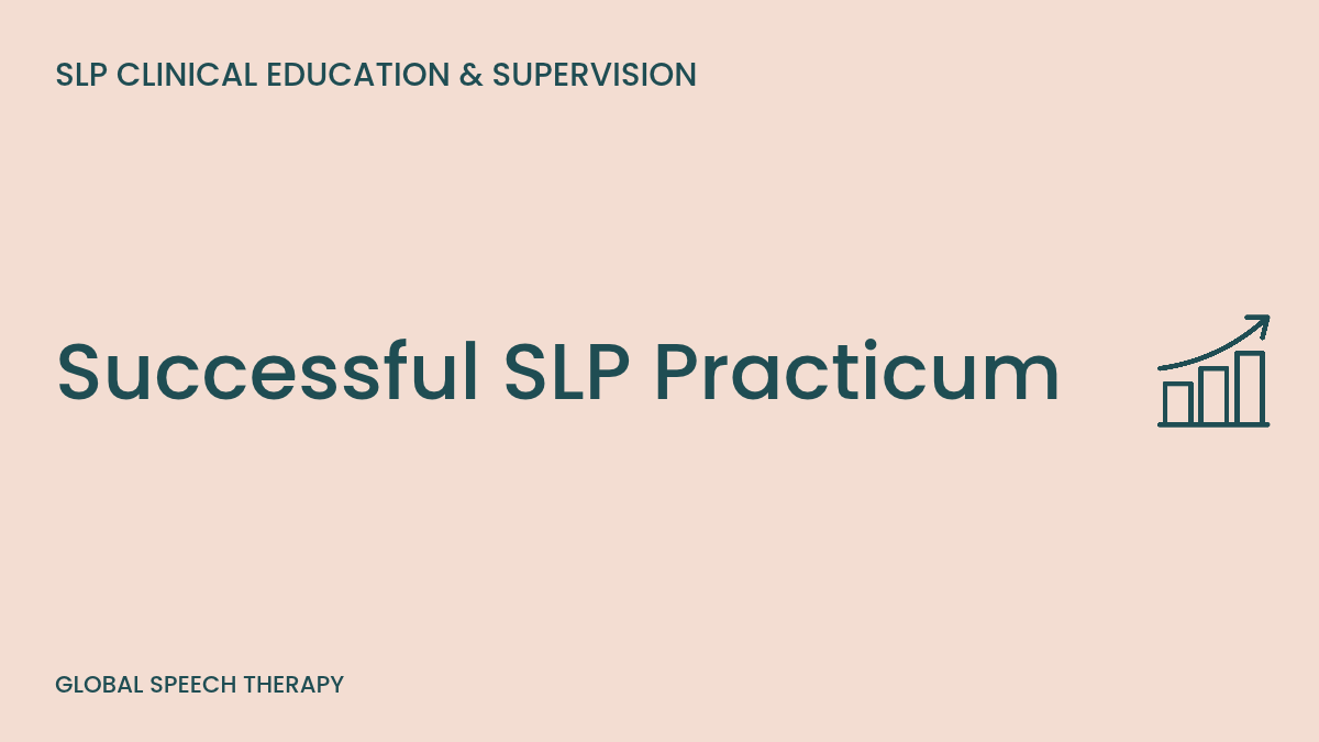 Progress steps icon representing skill development during an SLP clinical practicum