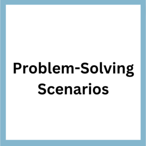 100 Problem-solving scenarios