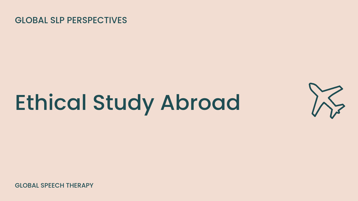 Ethical SLP study abroad program in Ghana with Eliza Thompson