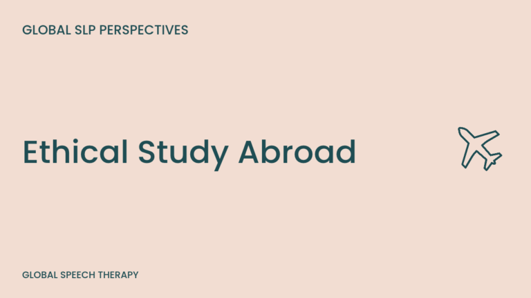 Ethical SLP study abroad program in Ghana with Eliza Thompson