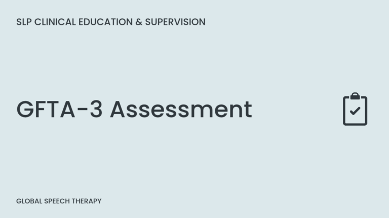 GFTA-3 Assessment cover graphic with clipboard checklist icon